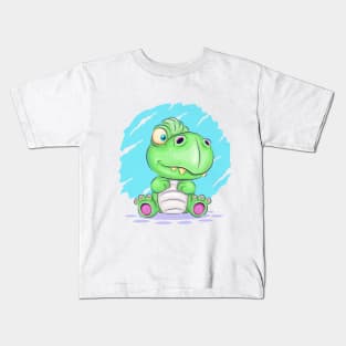 Cartoon little Dino Kids T-Shirt